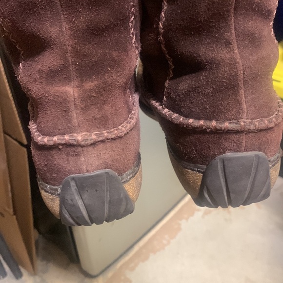 Timberland Fauna Waterproof Brown Leather Moc Toe Lace-Up Boots Women’s 7 - Picture 9 of 15